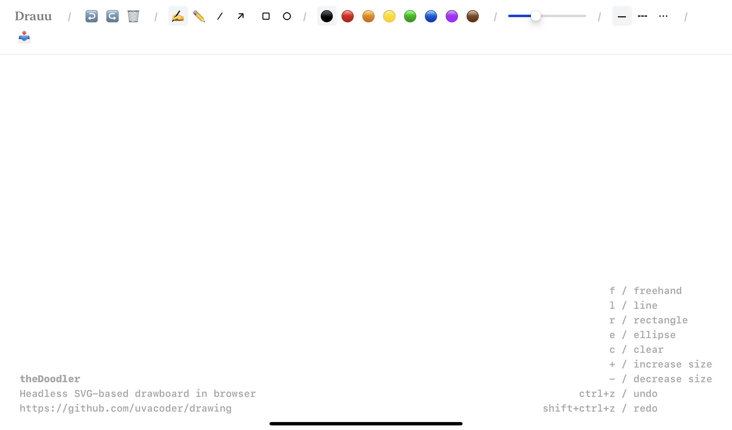 Screenshot of screenshot doodler