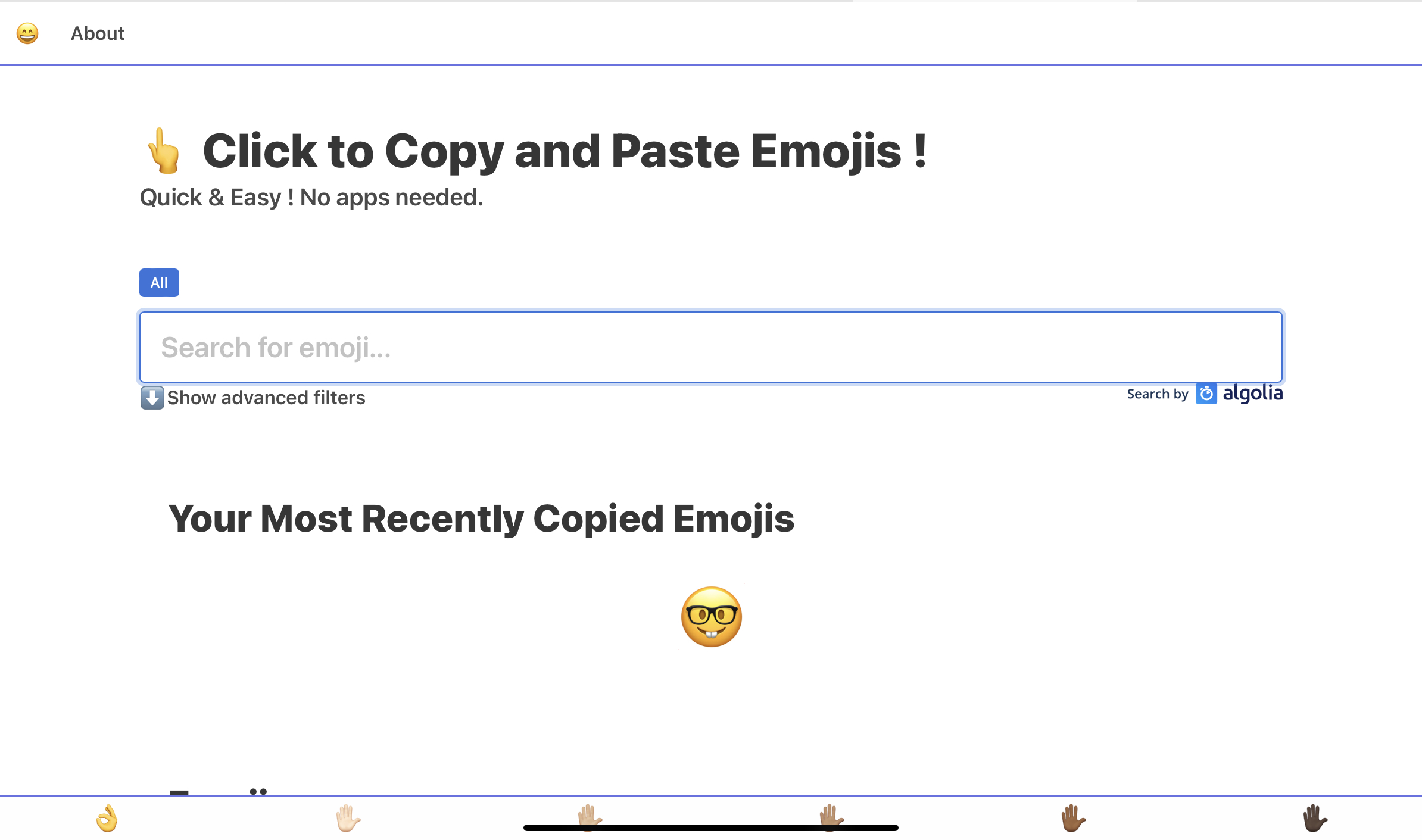 Screenshot of screenshot emojiaid